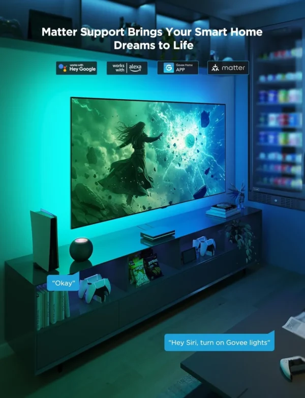 ریسه هوشمند تلویزیون 55-65 اینچ Govee AI Sync Box 2 H8604 - Image 5