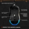 موس SteelSeries Aerox 9 Wireless World of Warcraft Edition - Image 5